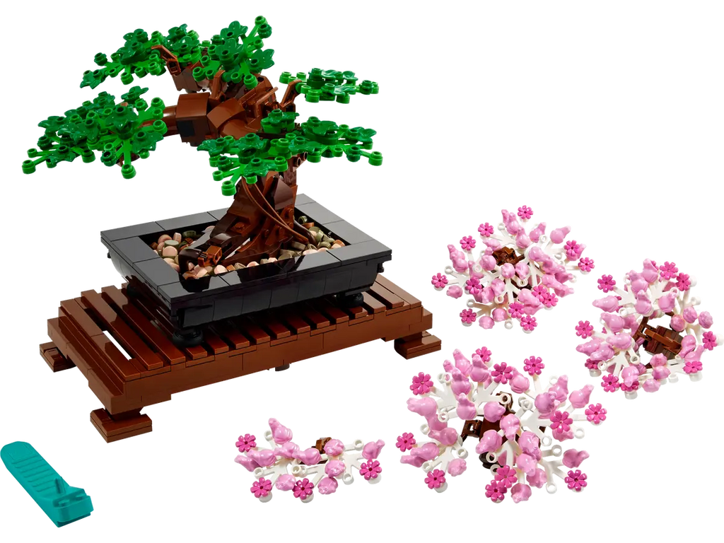 LEGO Bonsaiboompje 10281 - Gedetailleerd model van een bonsaiboom met verfijnde bouwstenen en een elegante pot, ideaal voor een decoratieve en natuurlijke uitstraling