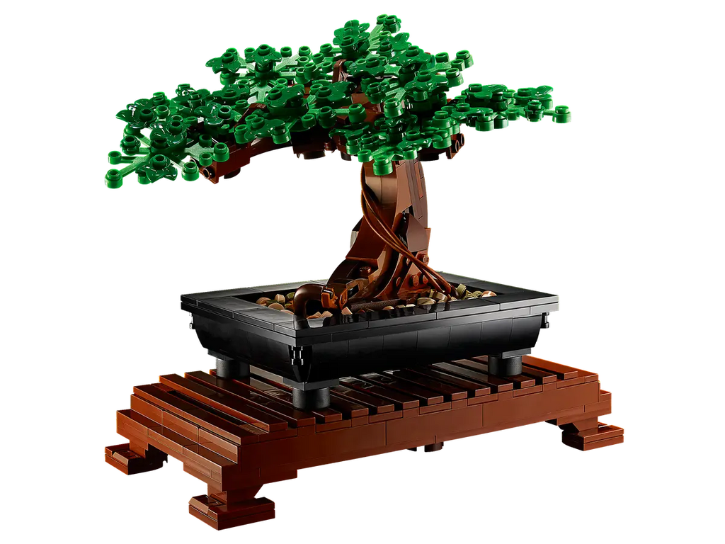 LEGO Bonsaiboompje 10281 - Gedetailleerd model van een bonsaiboom met verfijnde bouwstenen en een elegante pot, ideaal voor een decoratieve en natuurlijke uitstraling