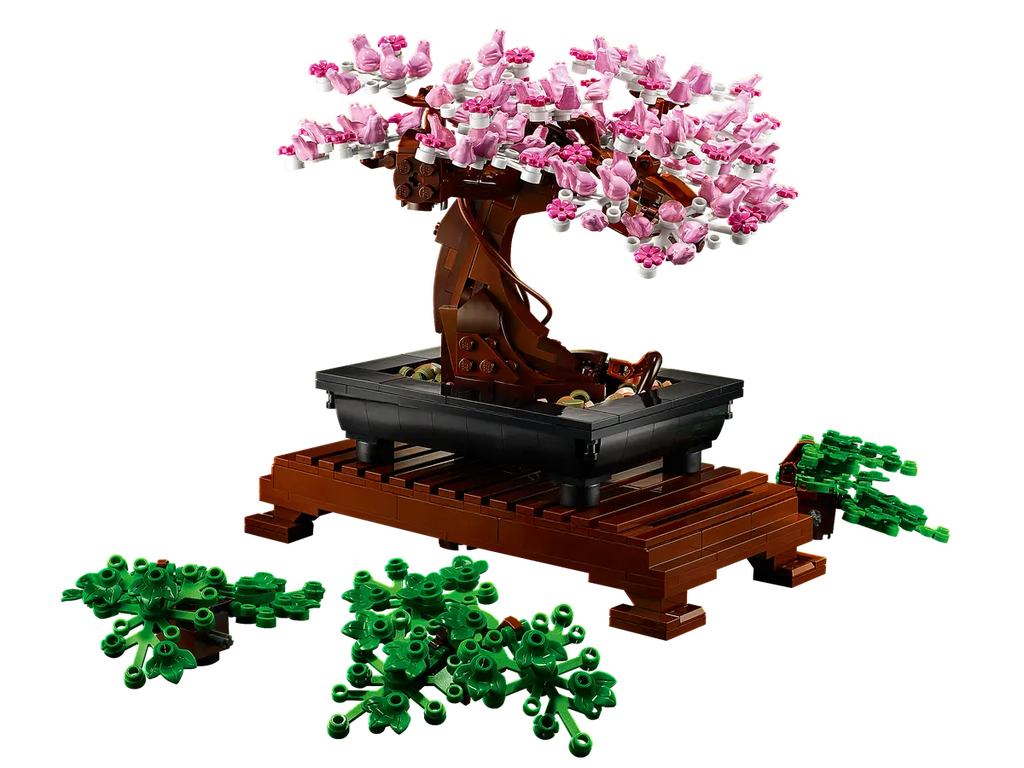 LEGO Bonsaiboompje 10281 - Gedetailleerd model van een bonsaiboom met verfijnde bouwstenen en een elegante pot, ideaal voor een decoratieve en natuurlijke uitstraling