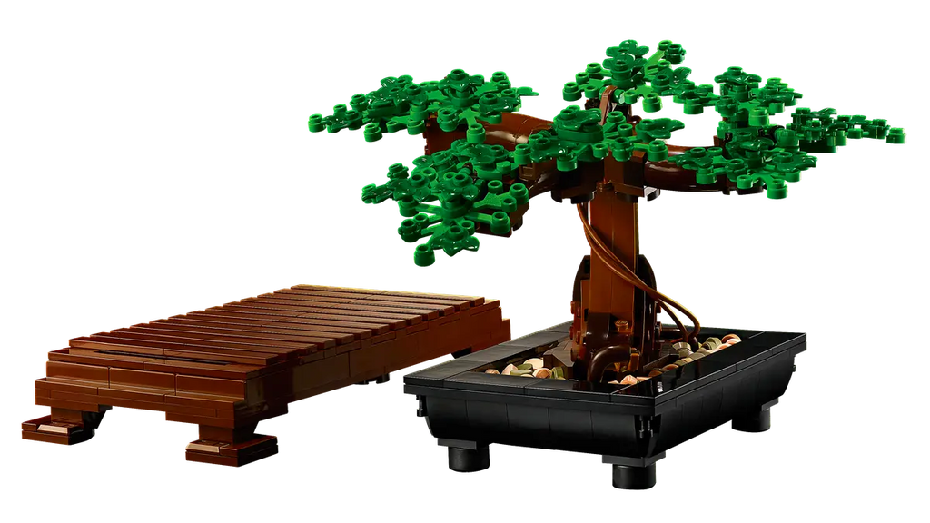 LEGO Bonsaiboompje 10281 - Gedetailleerd model van een bonsaiboom met verfijnde bouwstenen en een elegante pot, ideaal voor een decoratieve en natuurlijke uitstraling