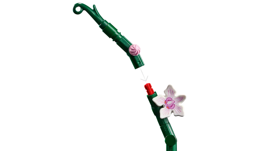 LEGO Orchidee 10311 - Gedetailleerd model van een elegante orchidee met kleurrijke bloemen en verfijnde bouwstenen voor een stijlvolle en decoratieve uitstraling