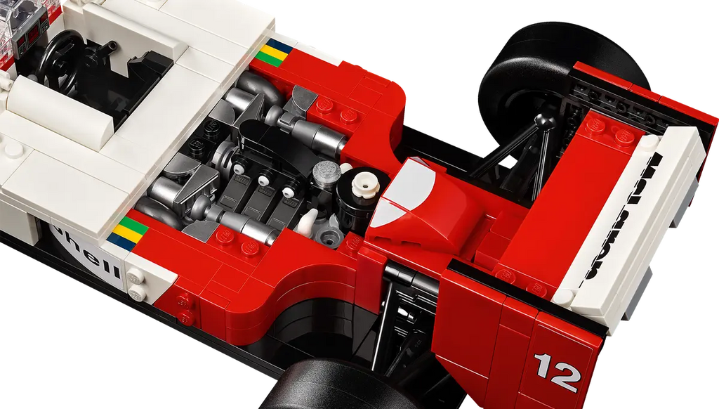 LEGO McLaren MP4/4 en Ayrton Senna 10330 - Gedetailleerd model van de iconische McLaren MP4/4 racewagen en een figuur van Ayrton Senna, met authentieke kenmerken uit de Formule 1