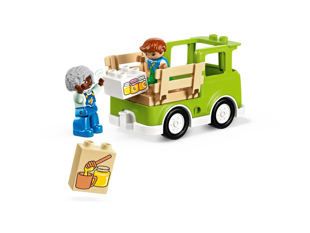 LEGO Caring for Bees & Beehives 10419 - Educatief model van bijen en bijenkorven, met gedetailleerde bouwstenen en realistische elementen voor het leren over bijen en hun omgeving