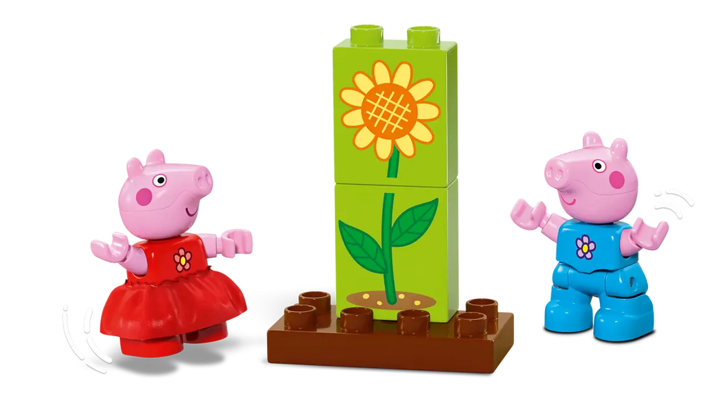 LEGO Peppa Pig Garden and Tree House 10431 - Schattig model van Peppa Pig's tuin en boomhut, met kleurrijke bouwstenen en speelse details voor jonge fans van Peppa Pig