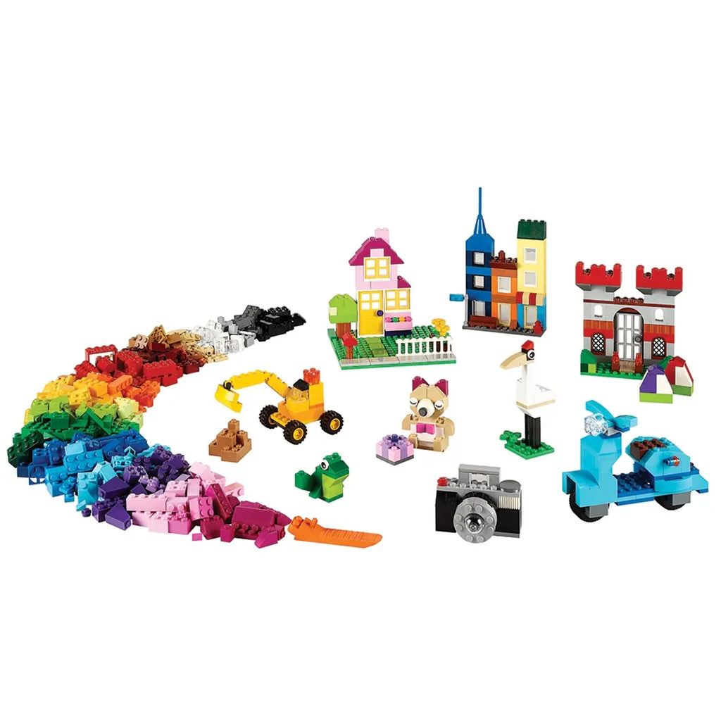 LEGO® Classic Creatieve grote opbergdoos 10698 - Veelzijdige opbergdoos gevuld met een breed scala aan kleurrijke LEGO® bouwstenen voor creatieve en educatieve bouwprojecten