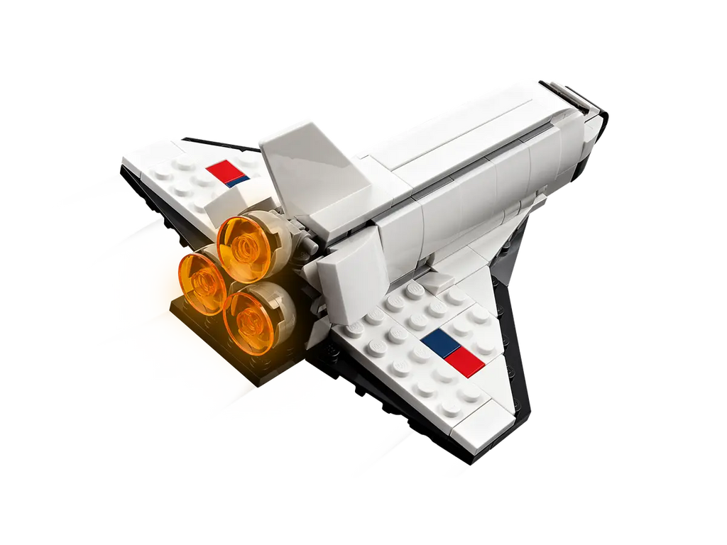 LEGO Space Shuttle 31134 - Gedetailleerd model van een spaceshuttle met realistische bouwstenen en authentieke kenmerken voor een spannende ruimteverkenning