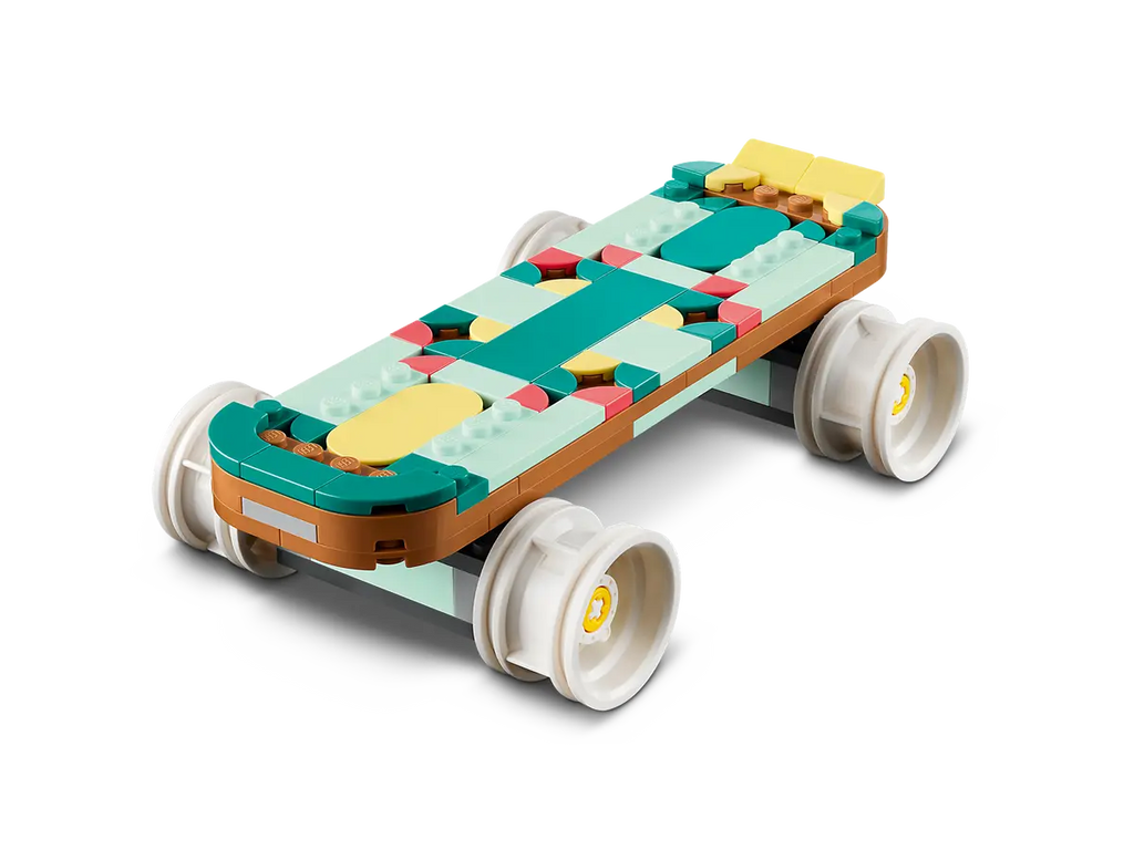 LEGO Retro Roller Skater 31148 - Retro model van een rolschaatser met kleurrijke bouwstenen en authentieke details, perfect voor fans van vintage stijlen en skaten