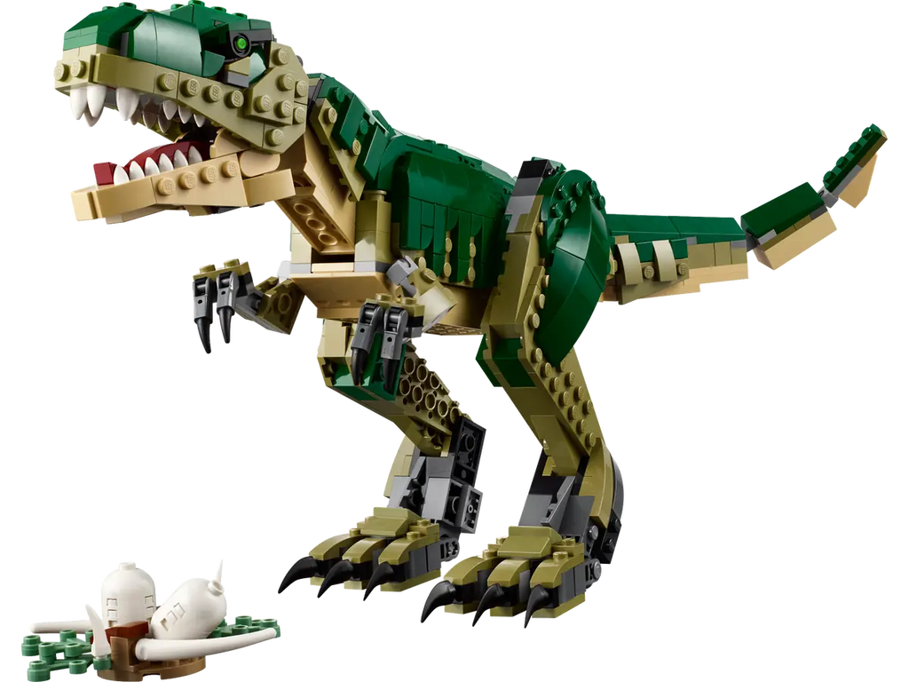 LEGO T. rex 31151 - Imposant model van een T. rex met gedetailleerde bouwstenen en realistische kenmerken, ideaal voor dinosaurussenliefhebbers en avontuurlijke bouwprojecten