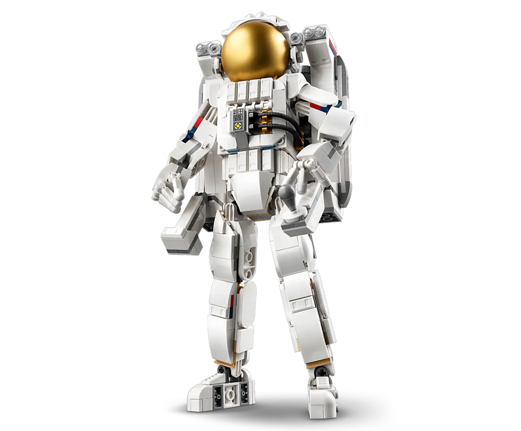 LEGO Space Astronaut 31152 - Gedetailleerd model van een ruimteastronaut met kleurrijke bouwstenen en realistische accessoires voor een avontuurlijke ruimteverkenning