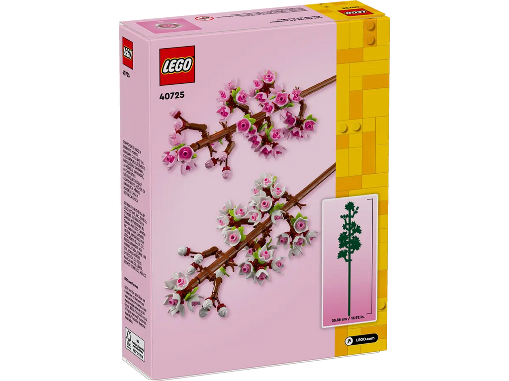 LEGO Cherry Blossoms 40725 - Elegant model van kersenbloesems met delicate bouwstenen en levendige kleuren, perfect voor een mooie decoratie