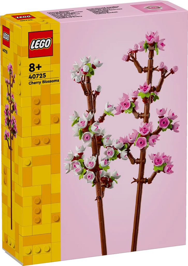 LEGO Cherry Blossoms 40725 - Elegant model van kersenbloesems met delicate bouwstenen en levendige kleuren, perfect voor een mooie decoratie