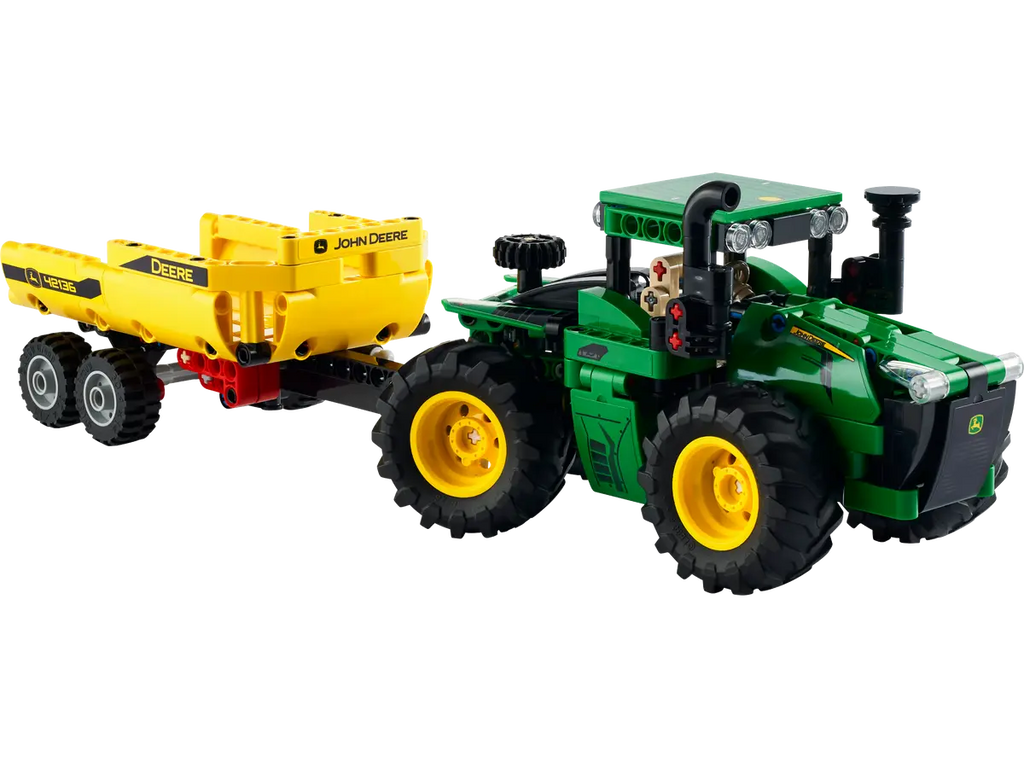 LEGO John Deere 9620R 4WD 42136 - Gedetailleerd model van de John Deere 9620R 4WD trekker met realistische bouwstenen en functionele onderdelen voor landbouwactiviteiten