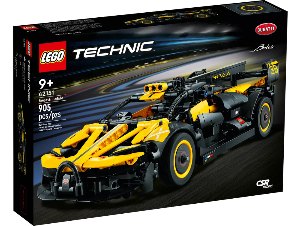 LEGO Bugatti Bolide 42151 - Gedetailleerd model van de Bugatti Bolide met realistische bouwstenen en aerodynamische kenmerken, ideaal voor autoliefhebbers en racefans