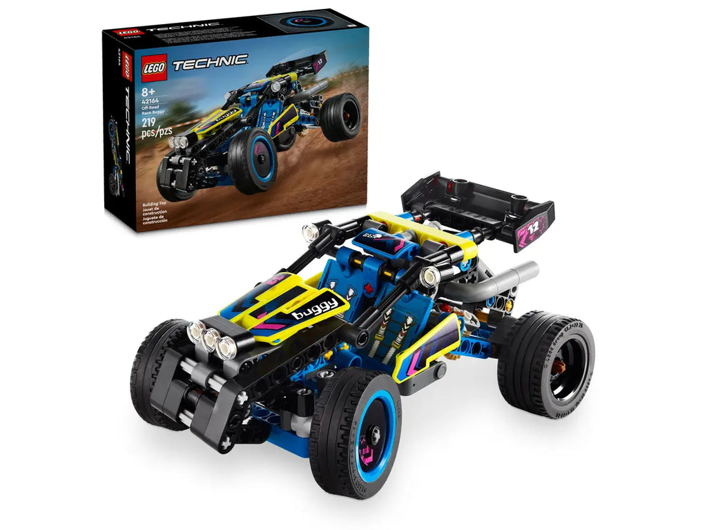 LEGO Off-Road Race Buggy 42164 - Robuust model van een off-road race buggy met gedetailleerde bouwstenen en realistische kenmerken voor avontuurlijke ritten