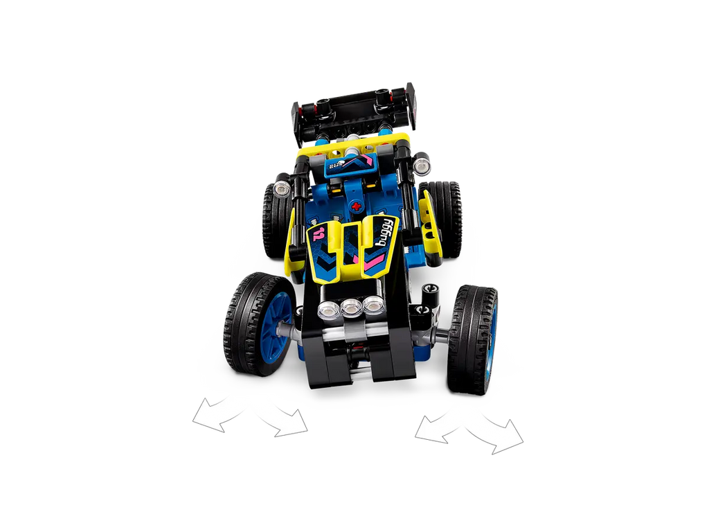 LEGO Off-Road Race Buggy 42164 - Robuust model van een off-road race buggy met gedetailleerde bouwstenen en realistische kenmerken voor avontuurlijke ritten