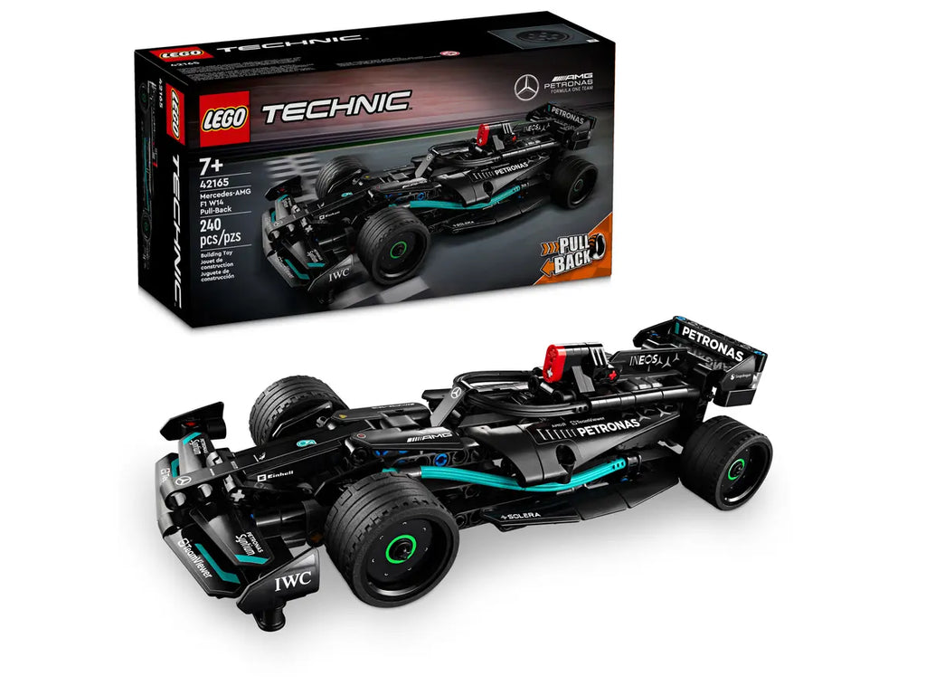 LEGO Mercedes-AMG F1 W14 E Performance Pull-Back 42165 - Gedetailleerd model van de Mercedes-AMG F1 W14 E Performance met pull-back functie en realistische kenmerken uit de Formule 1