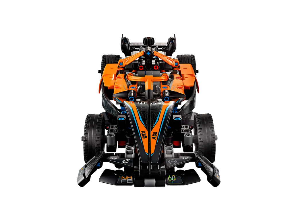 LEGO NEOM McLaren Formula E-Race Car 42169 - Gedetailleerd model van de NEOM McLaren Formula E-racewagen met aerodynamische bouwstenen en realistische kenmerken voor elektrische racen