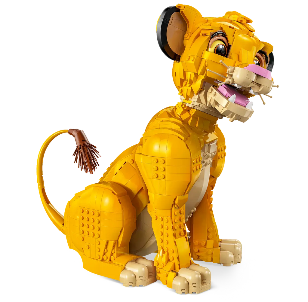 LEGO Jonge Simba de Leeuwenkoning 43247 - Schattig model van jonge Simba met kleurrijke bouwstenen en speelse details uit de Leeuwenkoning