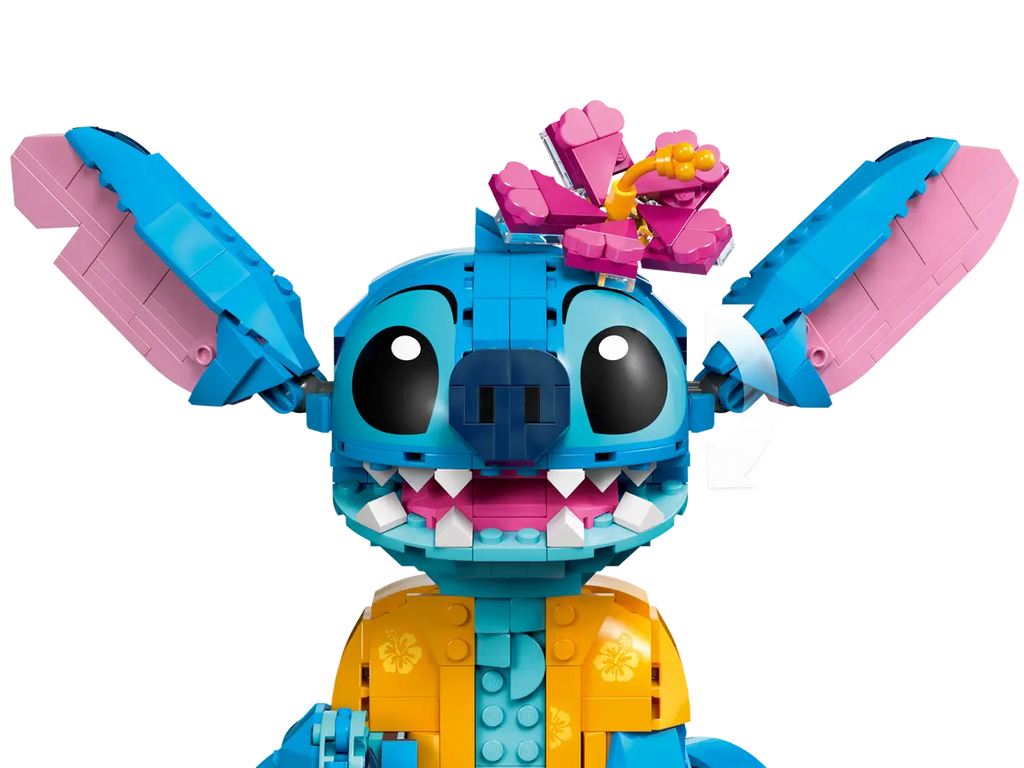 LEGO Stitch 43249 - Schattig model van Stitch uit de populaire film Lilo & Stitch, met gedetailleerde bouwstenen en levendige kleuren, perfect voor fans van het karakter