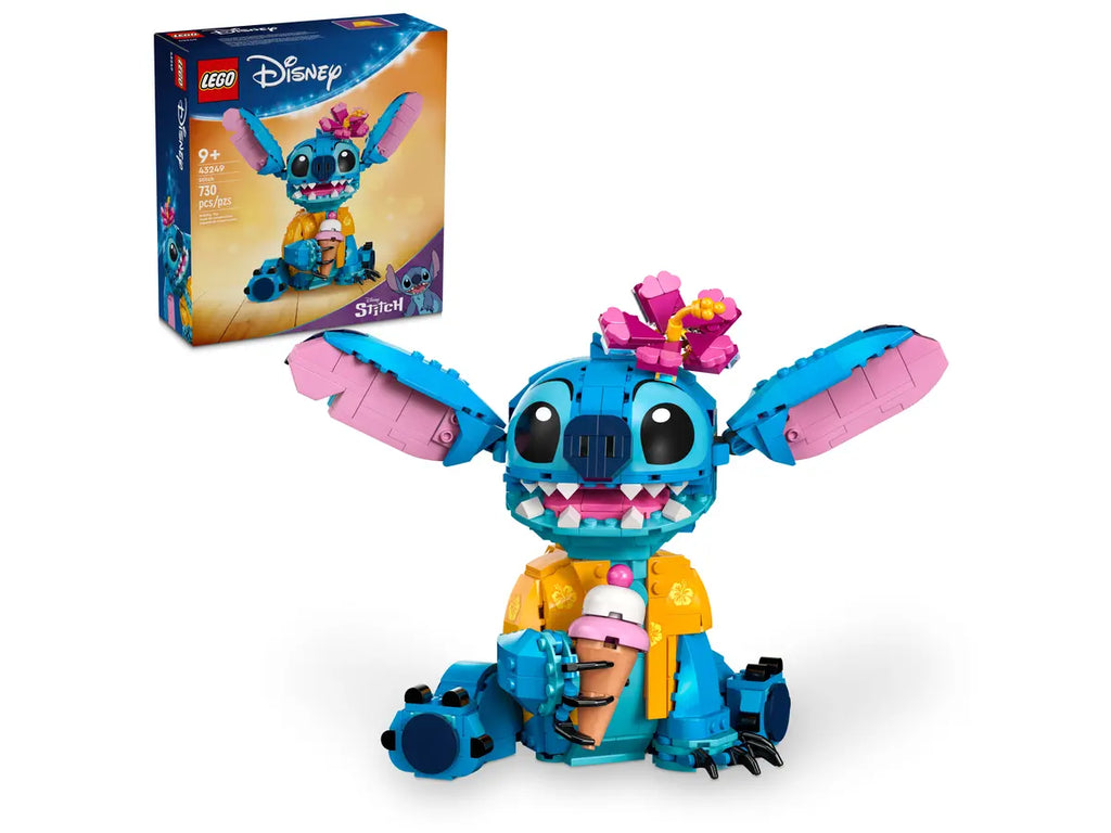 LEGO Stitch 43249 - Schattig model van Stitch uit de populaire film Lilo & Stitch, met gedetailleerde bouwstenen en levendige kleuren, perfect voor fans van het karakter