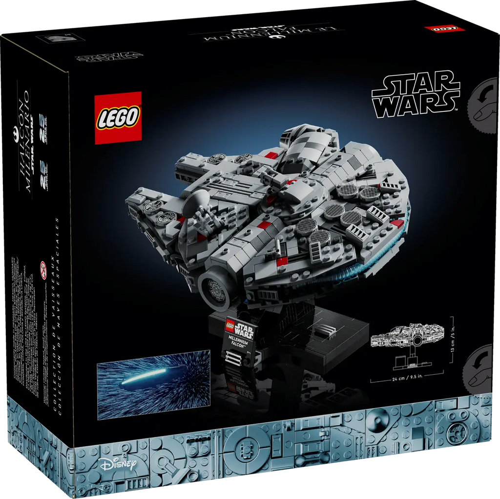 LEGO Millennium Falcon™ 75375 - Gedetailleerd model van het iconische ruimteschip met realistische bouwstenen en authentieke kenmerken uit Star Wars