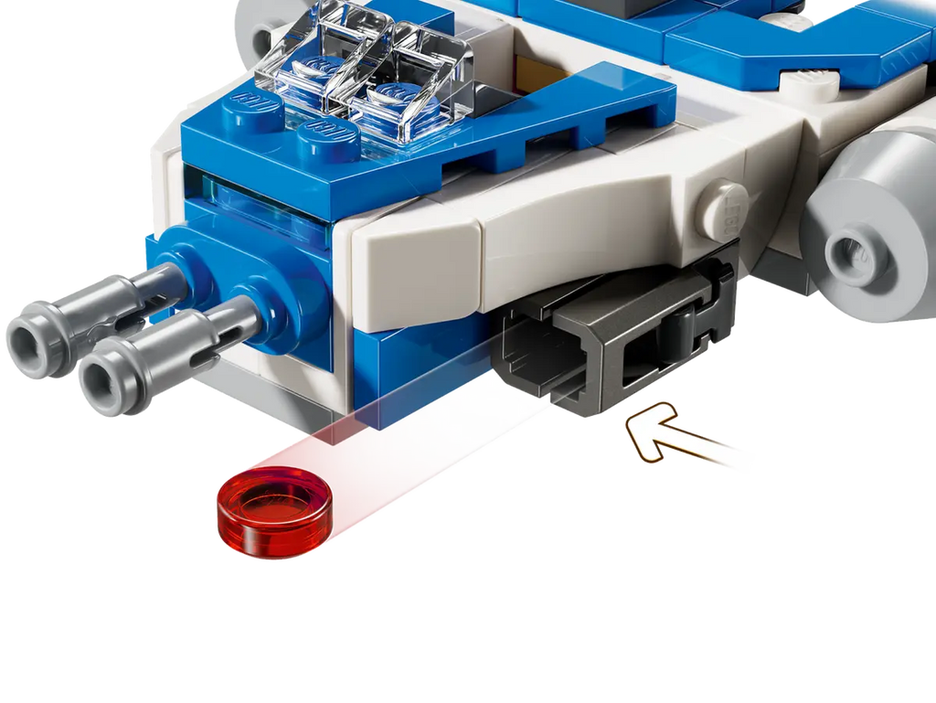 LEGO Captain Rex™ Y-Wing™ Microfighter 75391 - Compact model van de Y-Wing™ Microfighter met Captain Rex™, met gedetailleerde bouwstenen en authentieke kenmerken uit Star Wars