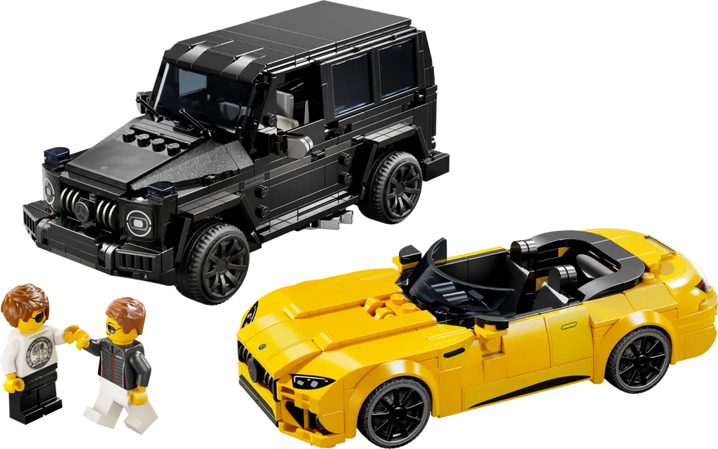 LEGO Mercedes-AMG G 63 en Mercedes-AMG SL 63 76924 - Twee gedetailleerde modellen van luxe voertuigen met realistische ontwerpen en authentieke details