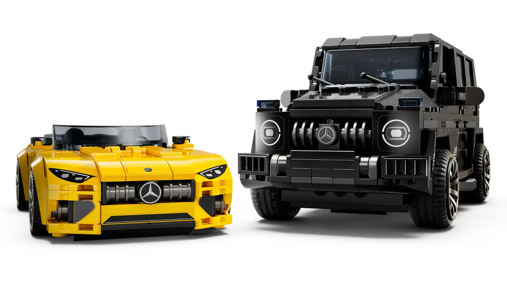 LEGO Mercedes-AMG G 63 en Mercedes-AMG SL 63 76924 - Twee gedetailleerde modellen van luxe voertuigen met realistische ontwerpen en authentieke details